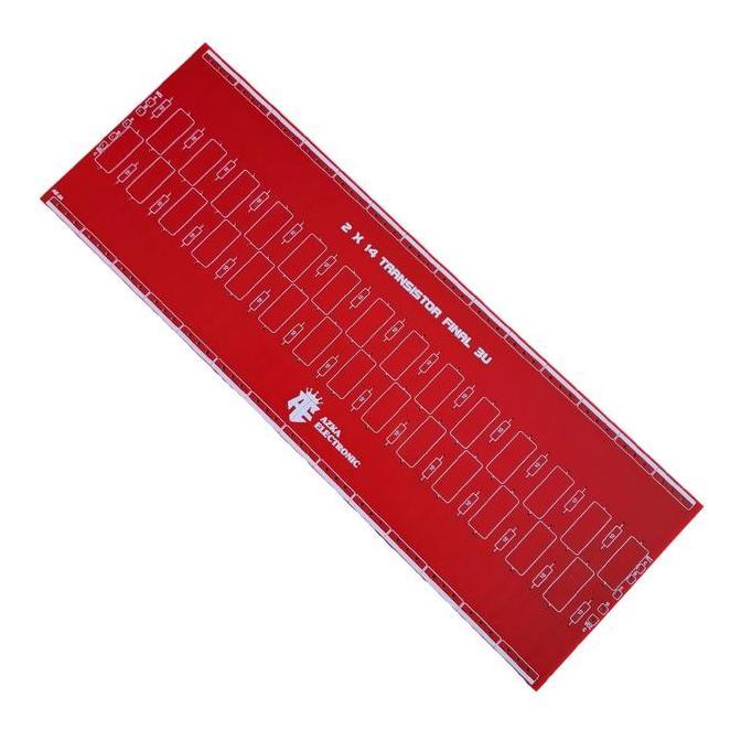 PCB TR FINAL TRANSISTOR 3U 2X14 30CM  AE-24 TERBAIK