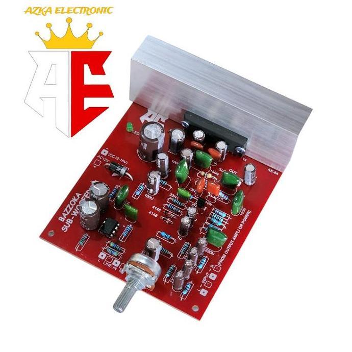KIT POWER SUBWOOFER BAZZOKA 12V DC AC LA4508 AE-84 HARGA SPESIAL