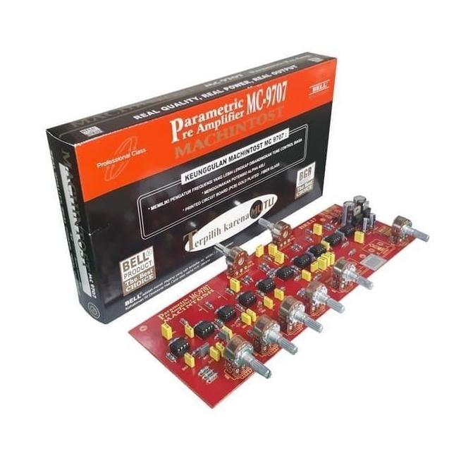 TONE CONTROL PARAMETRIC MC-9707 STEREO BELL BGR TONE KONTROL STEREO PARAMETRIK MACINTOSH MACHINTOSH 