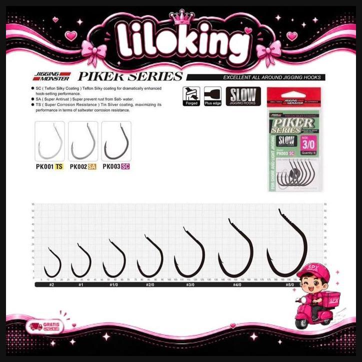 Jigging Hook Jigging Monster Piker Series Cod