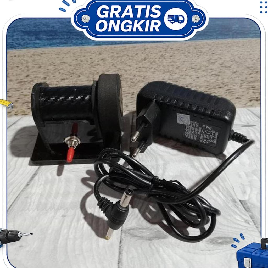Alat Bubut Mini Serbaguna + Adaptor / Mesin Bubut Mini 4Wd