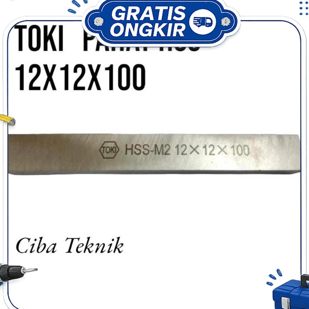 Toki Asli Pahat Bubut Hss 1212100 Pisau Bubut Hss