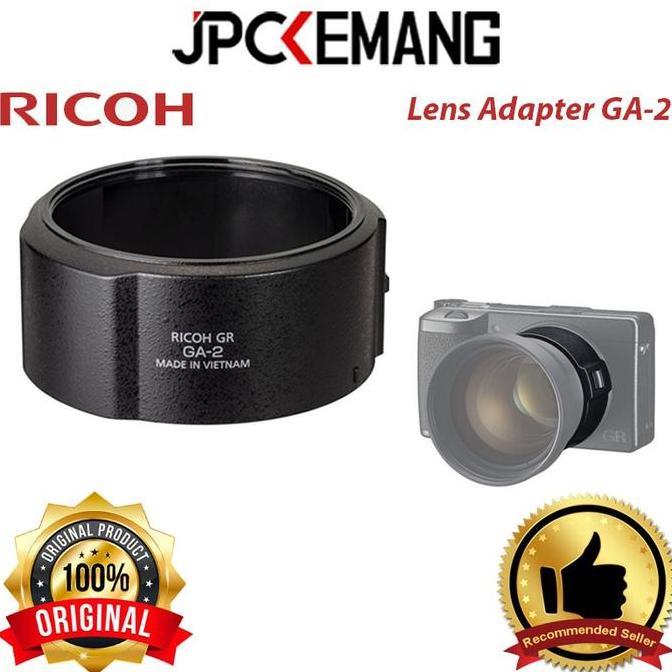 Ready Ricoh GA-2 Lens Adapter Ricoh GA2 for Ricoh GRIIIx & GR IIIx HDF Original Non Cod
