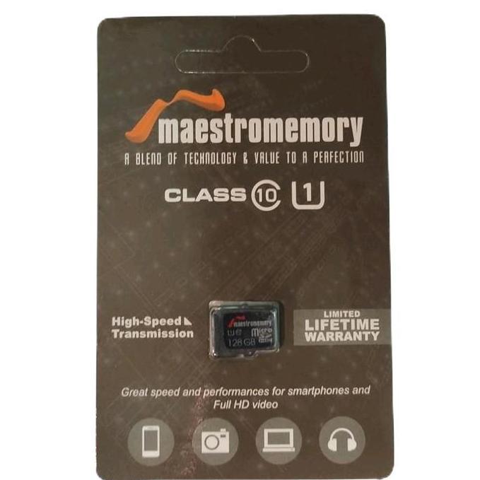 MicroSD Maestro 128GB Class 10 Memory Card Micro SD Memory HP