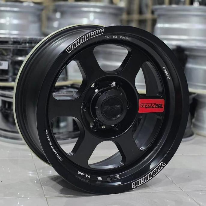OK VELG RACING RING 17 VOLKRAYS TE37 XT VELG R17 PAJERO FORTUNER HILUX //
