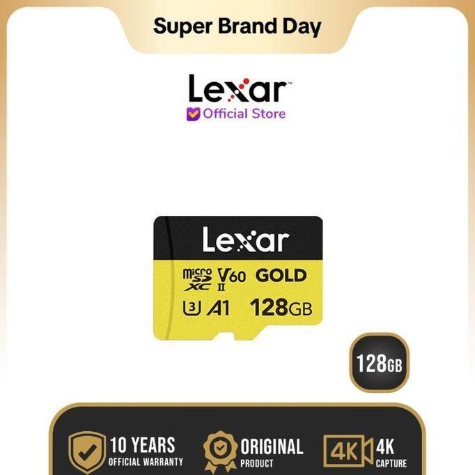Lexar Gold MicroSDXC UHS-II V60 128GB micro SD 128 GB