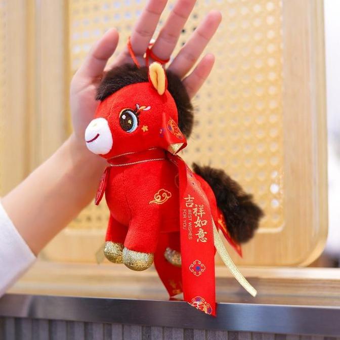 BONEKA IMLEK SHIO KUDA 2026 BONEKA LUCU BONEKA IMLEK KUDA RAMBUT COKLAT