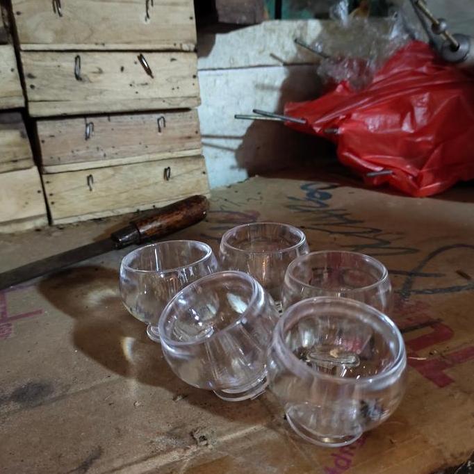 Cepuk Sangkar Burung Perkutut Lomba,Kaca Mica,Terlaris