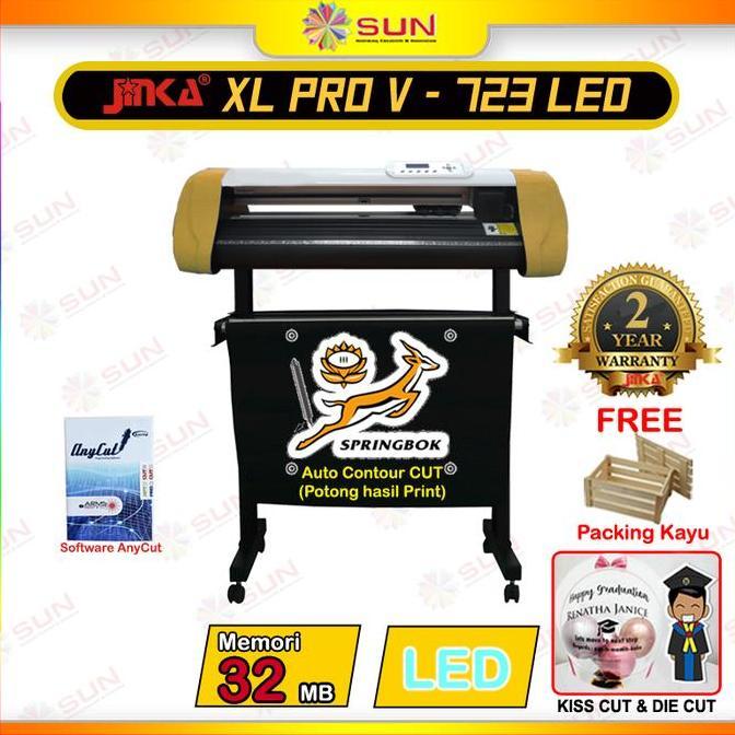 Mesin Cutting Sticker Jinka 72 cm Auto Contour Cut Terbaru - XL Pro V 723 LED( Auto Contour Cut ) Pe