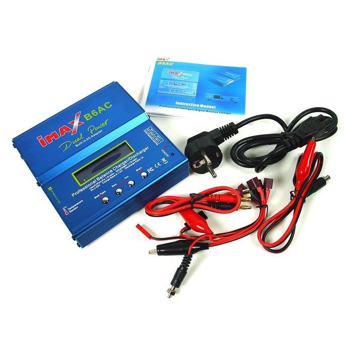 VIRALL IMAX B6AC CHARGER BATERAI LIPO DENGAN AC ADAPTER INTEGRATED ORIGINAL *