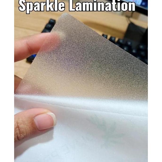 Papel - Plastik Laminasi Glitter A4