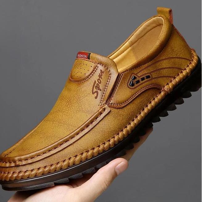 Pamate Sepatu Pria Kulit Terlaris Style Bisnis Santai Bahan Berkualitas Tinggi Cocok Semua Acara Oot