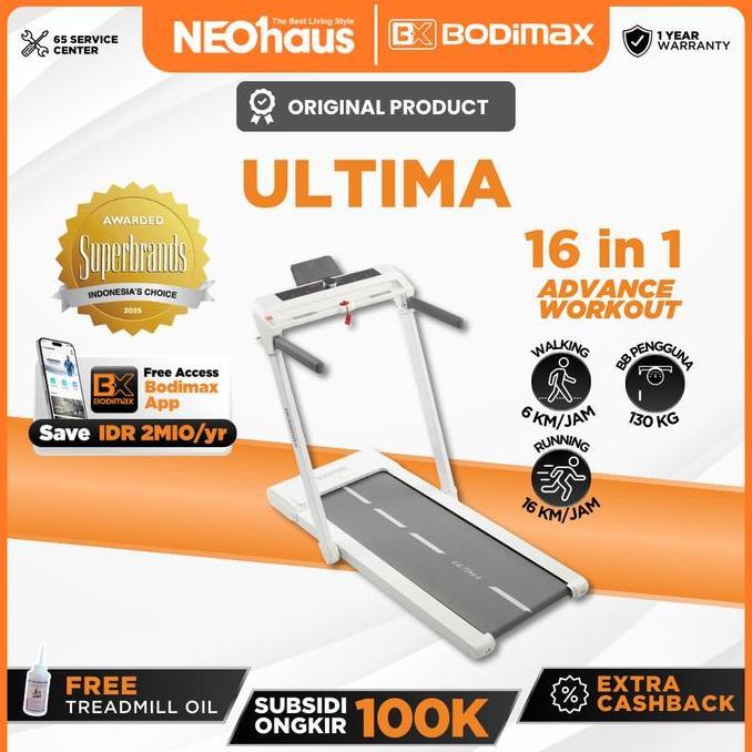 Ftns - Bodimax Running Pad Ultima - Treadmill Digital Bodimax