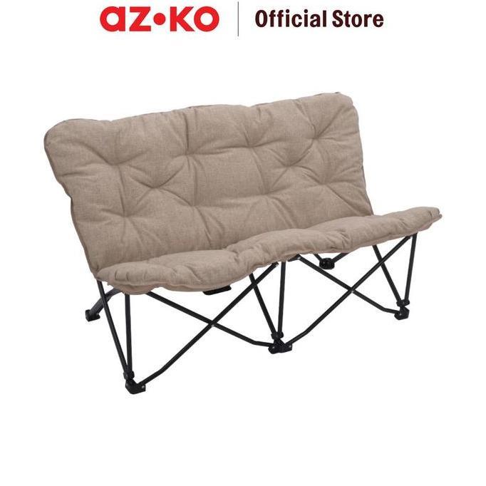 AZM AZKO Soleil Kursi Camping Lipat Big Butterfly - Cokelat Muda Folding Chair Kursi Memancing Bangk