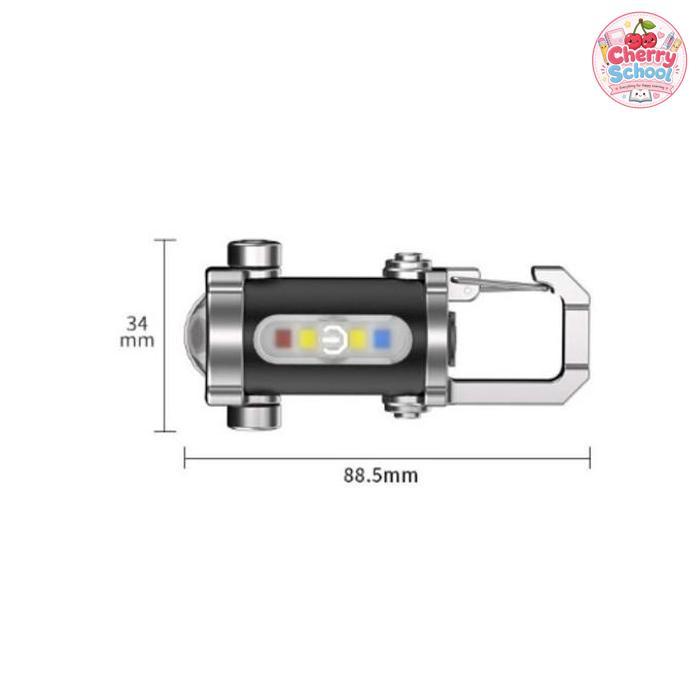 Mini Gantungan Kunci Multifungsi / Lampu Senter Gantungan Kunci Mini Lampu Camping / Lampu Darurat /