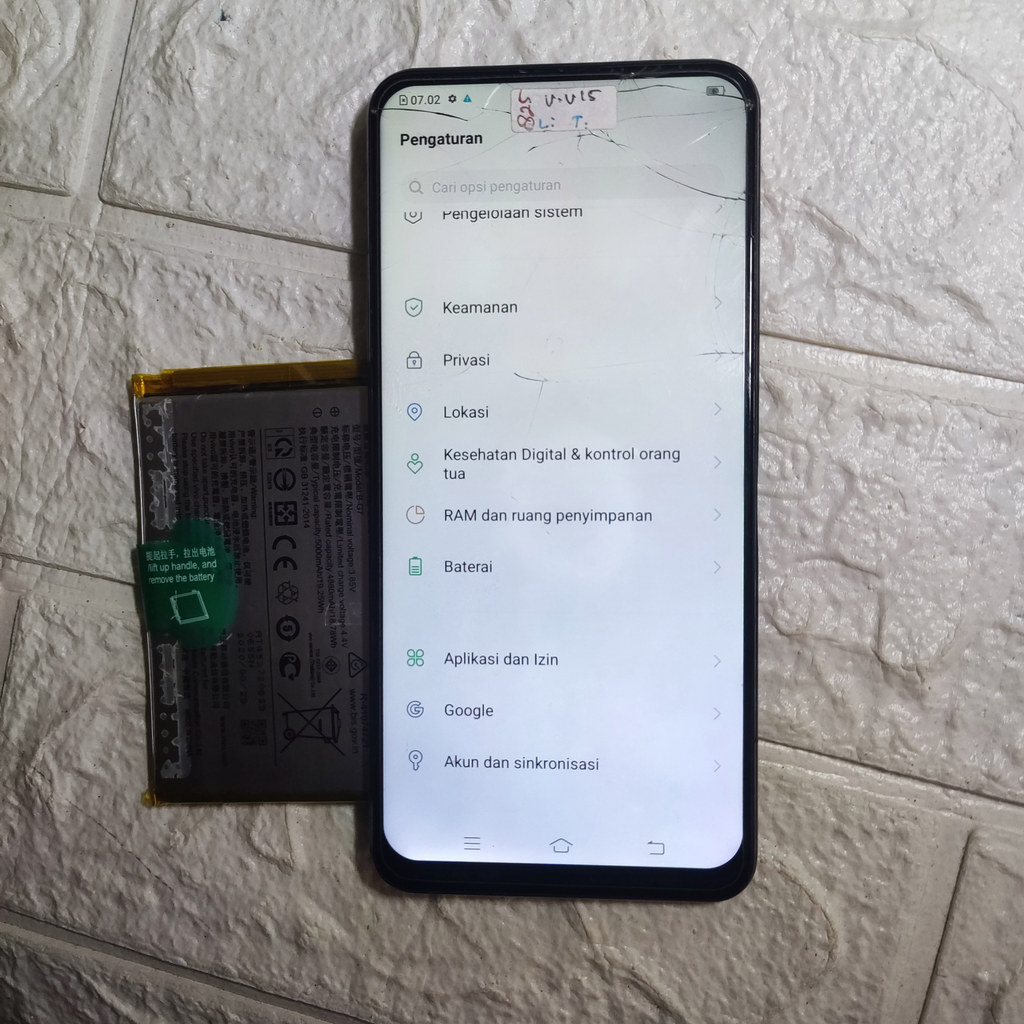 LCD Frame Vivo V15 Minus (Lihat Foto Dan Deskripsi) Copotan | Abhira Store