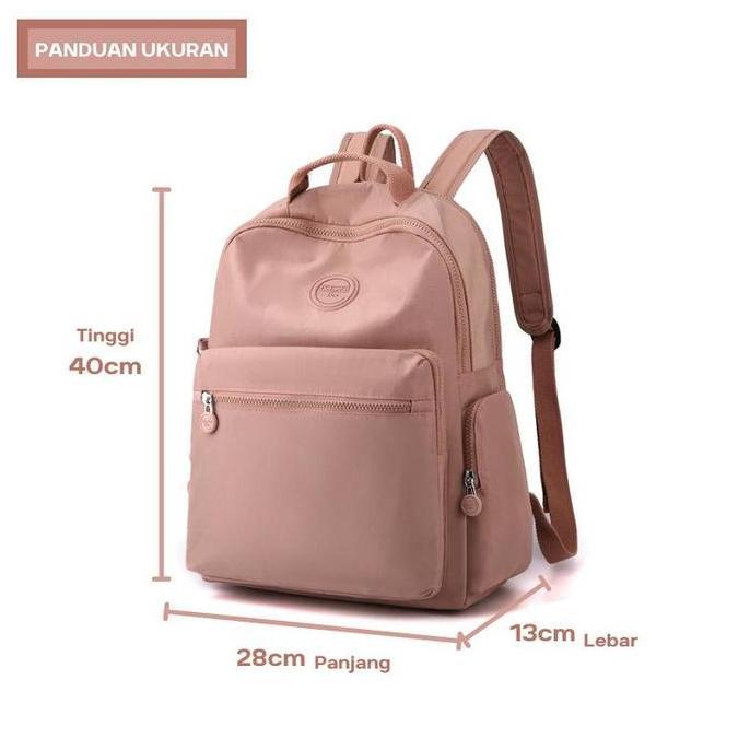 Tas Ransel Wanita Korean Style Backpack Anti Air COLORFUL FOX 0459-1