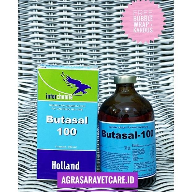 Stok Ready Butasal 100 (Butaphospan, B12/Cyanocobalamin) U/Anemia, Penambah Stamina Hewan Mirip Reco