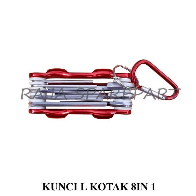KUNCI L LIPAT/KUNCI L SET/KUNCI L KOTAK 8 IN 1 RSP27