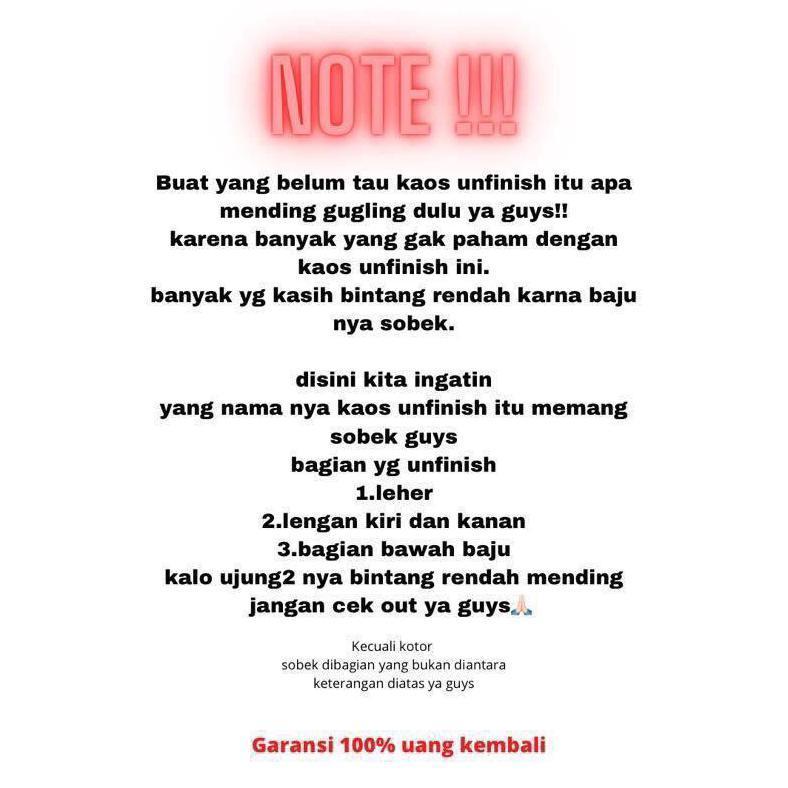 Diskon Kaos Unfinished Terbaru//Kaos Polos//Kaos Distro Lengan Dan Leher Unfinished//Kaos Polos//Kao