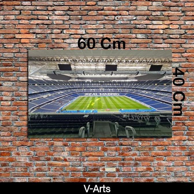 POSTER HIASAN DINDING STADION REAL MADRID A2 VA99
