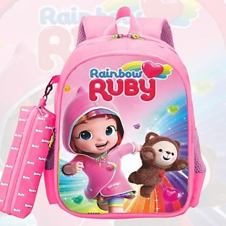 Tas Ransel Anak Sekolah Perempuan Rainbow Ruby