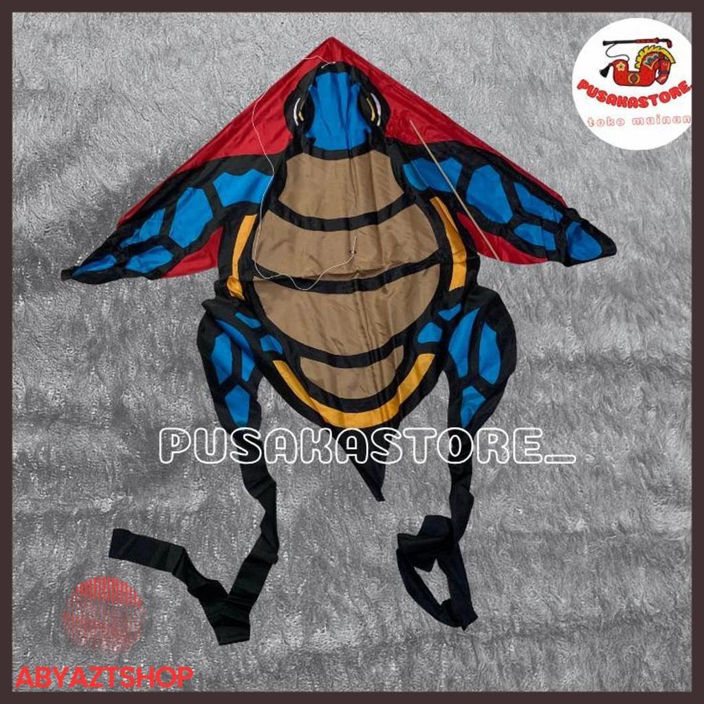 Sale Layangan Motif Kain- Motif Burung Hantu/ Barong Bali/ Superman/ Spiderman | Layangan Pantai