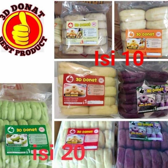Dwayne- Edo 3D Donat | Donat Frozen - Donat Kentang