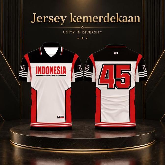 SHANBIU Jersey Kemerdekaan Indonesia Retro Fantasy xo sport