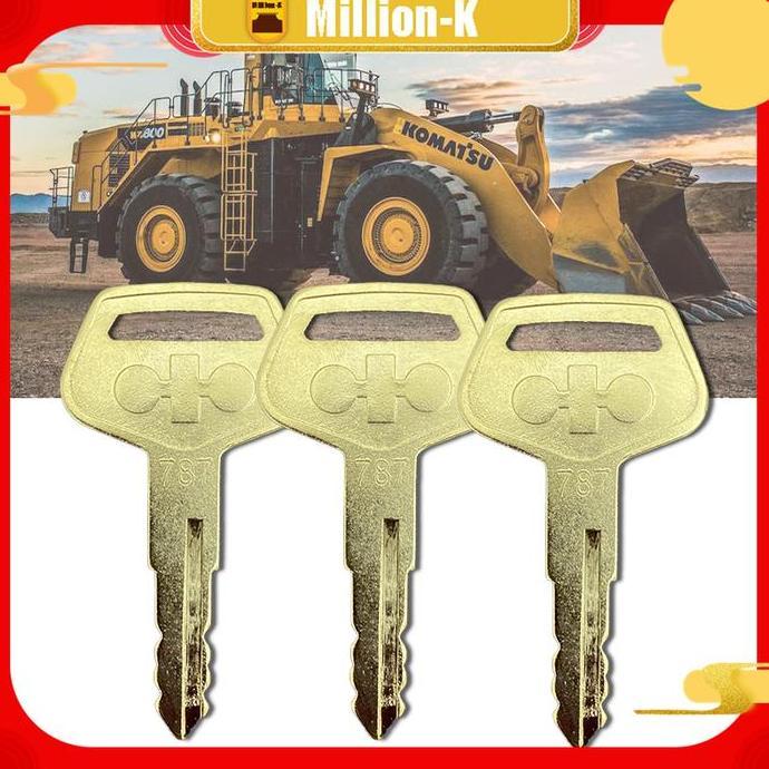 MEZIKUSA Kunci Komatsu Master Key Komatsu 787 Kunci PC HD Dozer Grader Alat Berat Komatsu