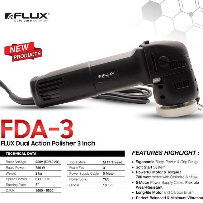 Mesin Poles Dual Action Mesin Da Flux 3 Inch Terbaik Dikelasnya