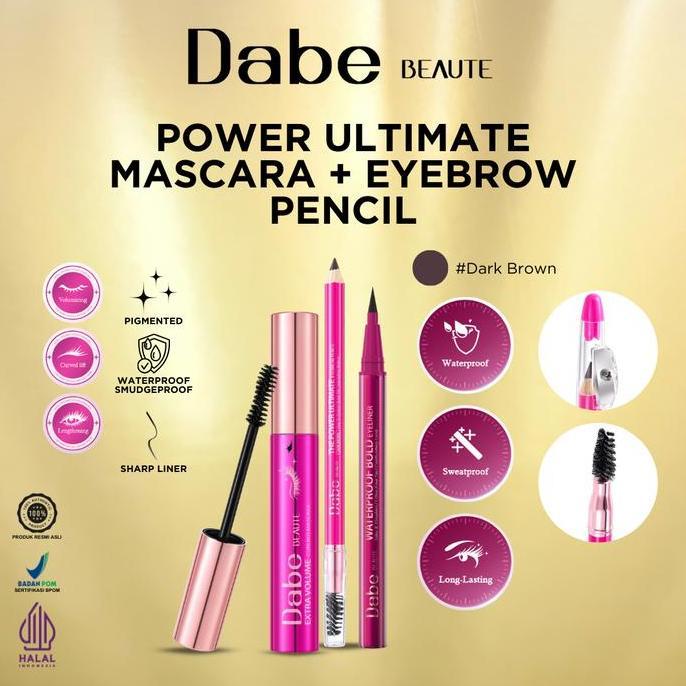 MASCARA EXTRA VOLUME CURLING / WATERPROOF BOLD EYELINER / EYEBROW