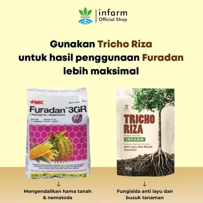 INFARM - Furadan 3GR 1 KG Insektisida Pengendali Hama Tanaman obat hama tanaman padi obat hama cabai