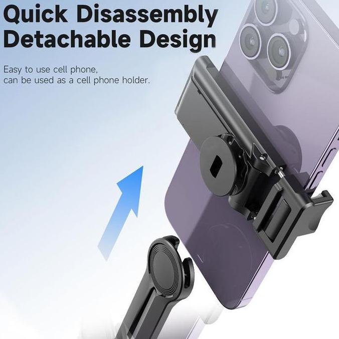 GOOJODOQ Smart AI 360 Mobile Phone Selfie Stick Tongsis for Live Streaming w/ Face Tracking and Hand