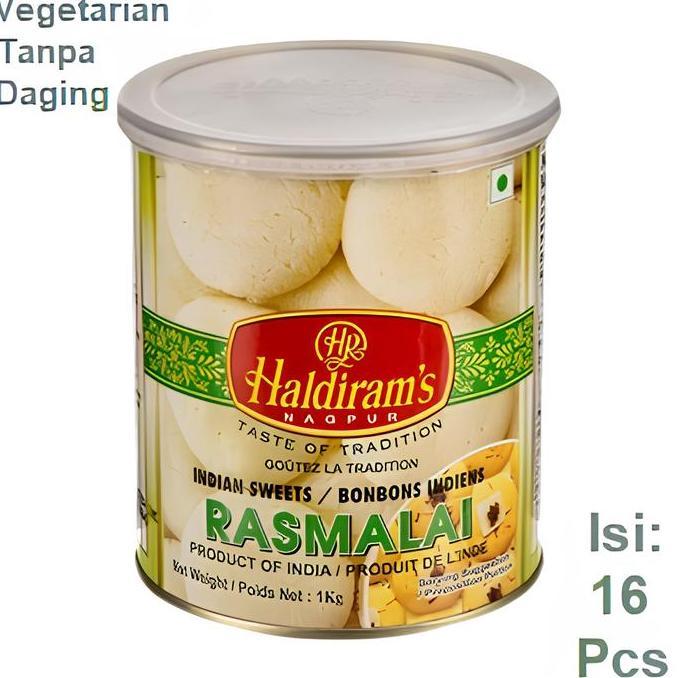 .........] Rasmalai Haldiram's Sweets 1Kg / Manisan Haldirams India Ras Malai 1 Kg