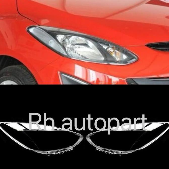 // Mika Head Lamp/ Cover Lampu Depan Mazda 2 2007-2012 //