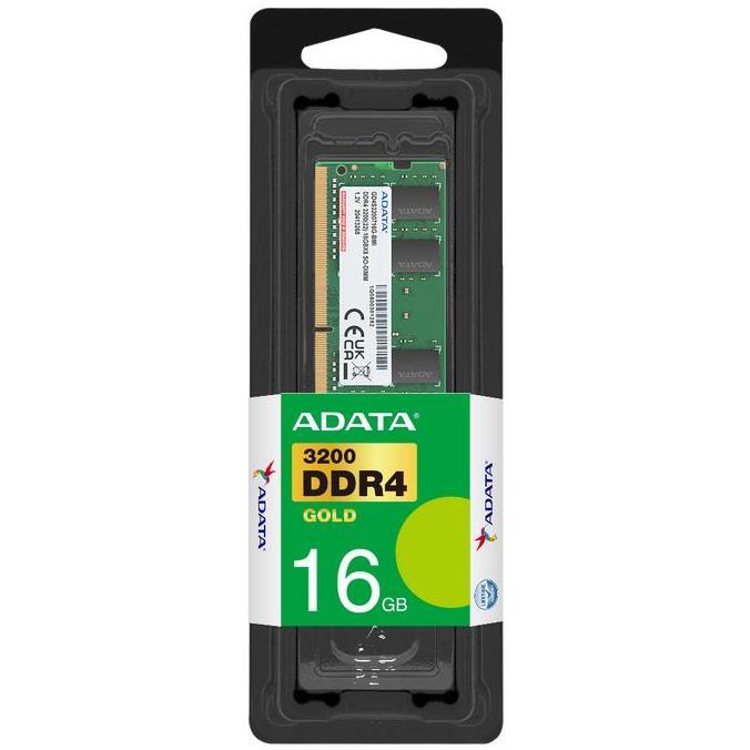 Driv- Adata Ddr4 3200Mhz 16Gb (1X16Gb) - Ram Sodimm Single Channel Laptop