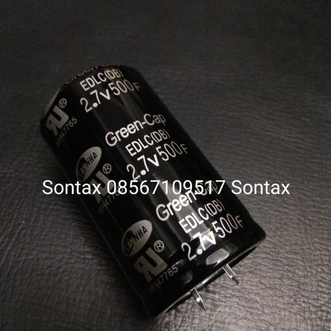 2.7V 2,7V 2V7 2.7 2,7 V 500F 500F ELCO KAPASITOR CAPACITOR STX27