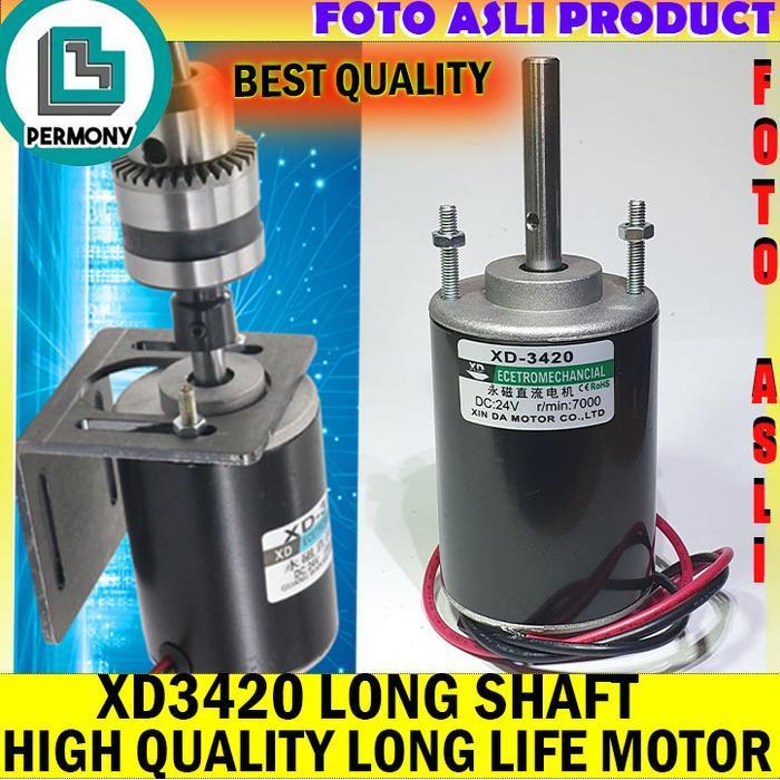 Xd3420 Motor Xd-3420 High Quality Long Shaft Axis 3420 Dinamo Original Dan Terpercaya