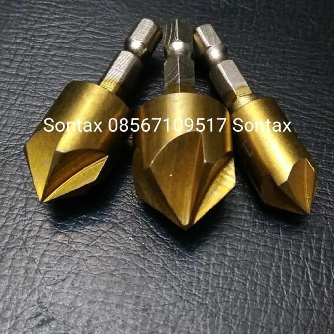 DRILL 1SET 3PCS MATA BOR COUNTERSINK BAUT 12MM 16MM 19MM 12 16 19 MM STX27