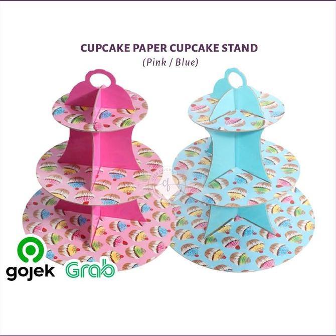 Ready stock] Cupcake Stand Tempat Cupcake Karakter Cupcake Paper Cupcake Stand