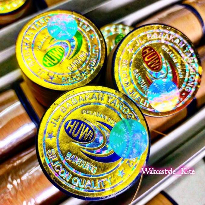 Bestseller- Gelasan Turnamen Huwi Label Gold Layangan Aduan Original