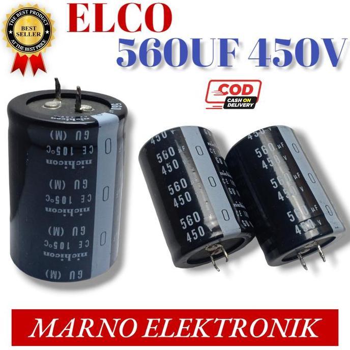 CAPASITOR KAPASITOR ELCO 450V 560UF 450V560UF ASLI ORI ORIGINAL HIGH QUALITY