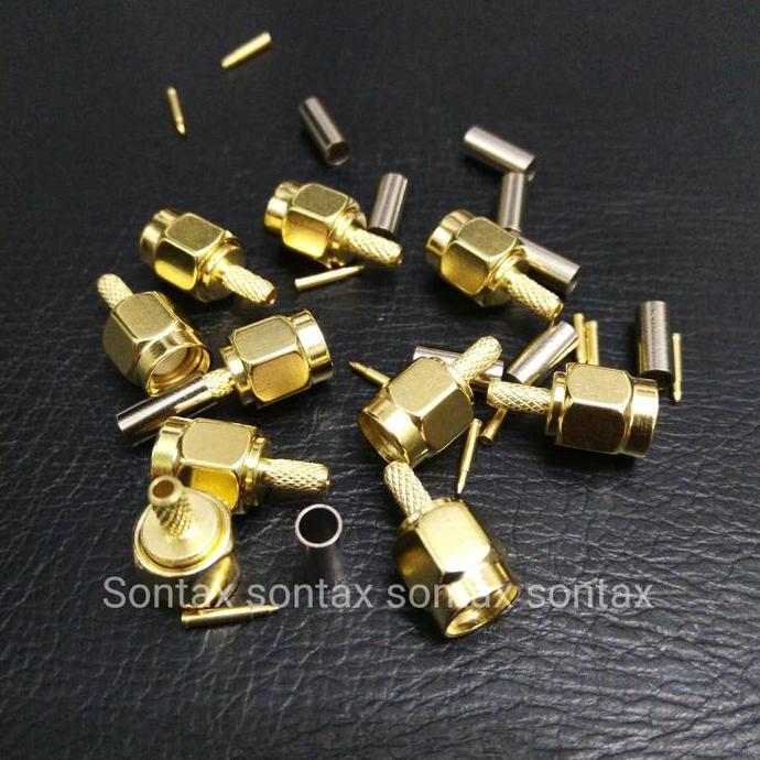 KONEKTOR CONNECTOR SMA MALE KABEL CABLE TEFLON RG174 RG 174 STX27