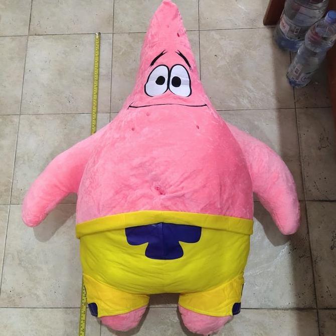 [CUCI GUDANG] Mainan Anak Boneka Kartun Spongebob Karakter Patrick Star Pink Super Giant Jumbo Besar