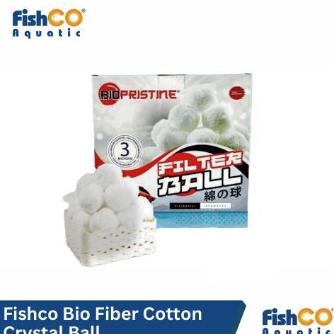 Bio Fiber Cotton Crystal Ball Media Filter Aquarium & Kolam Renang
