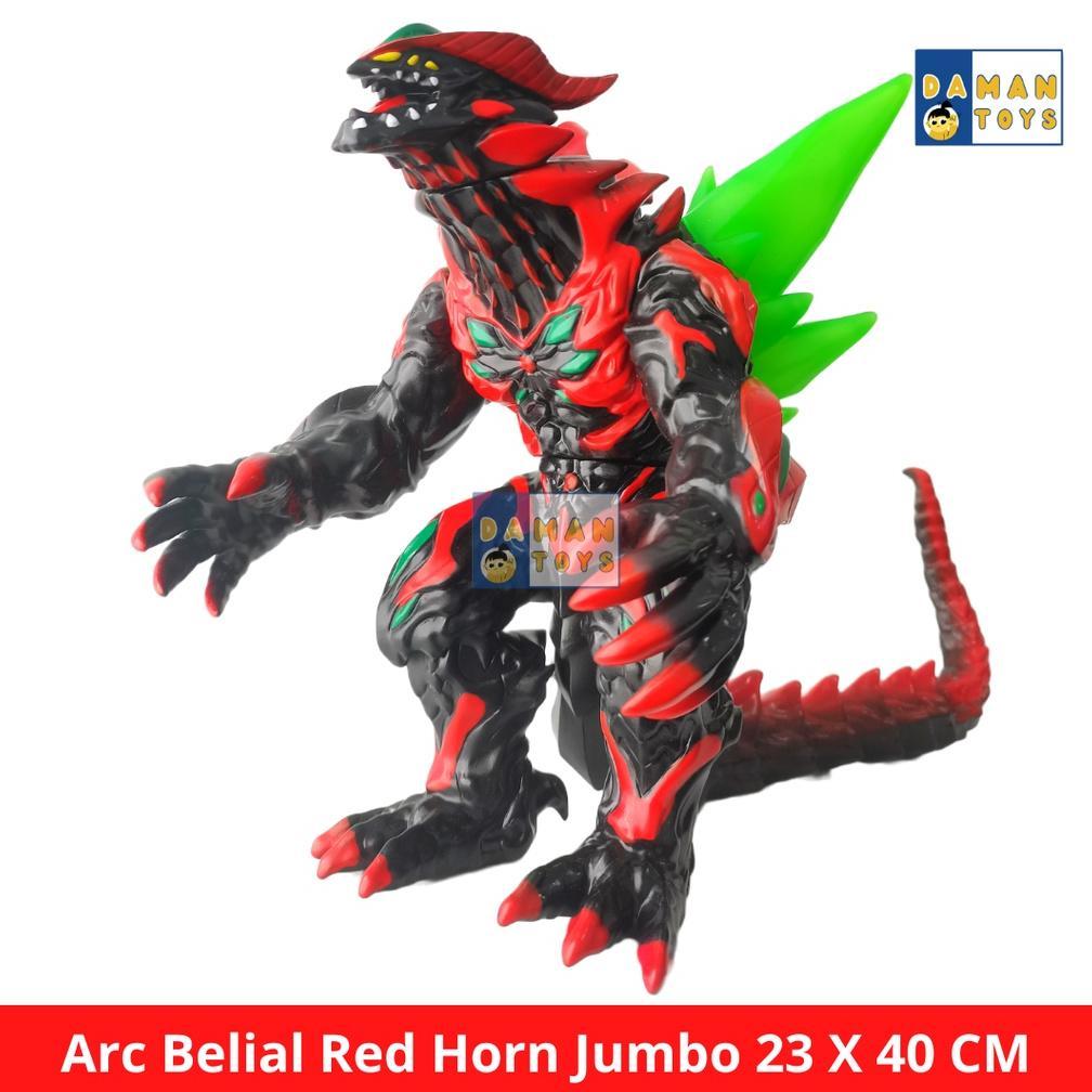 Red Belial Jumbo Action Figure Godzilla Monster Ultraman Kaiju, Mainan Anak Laki laki