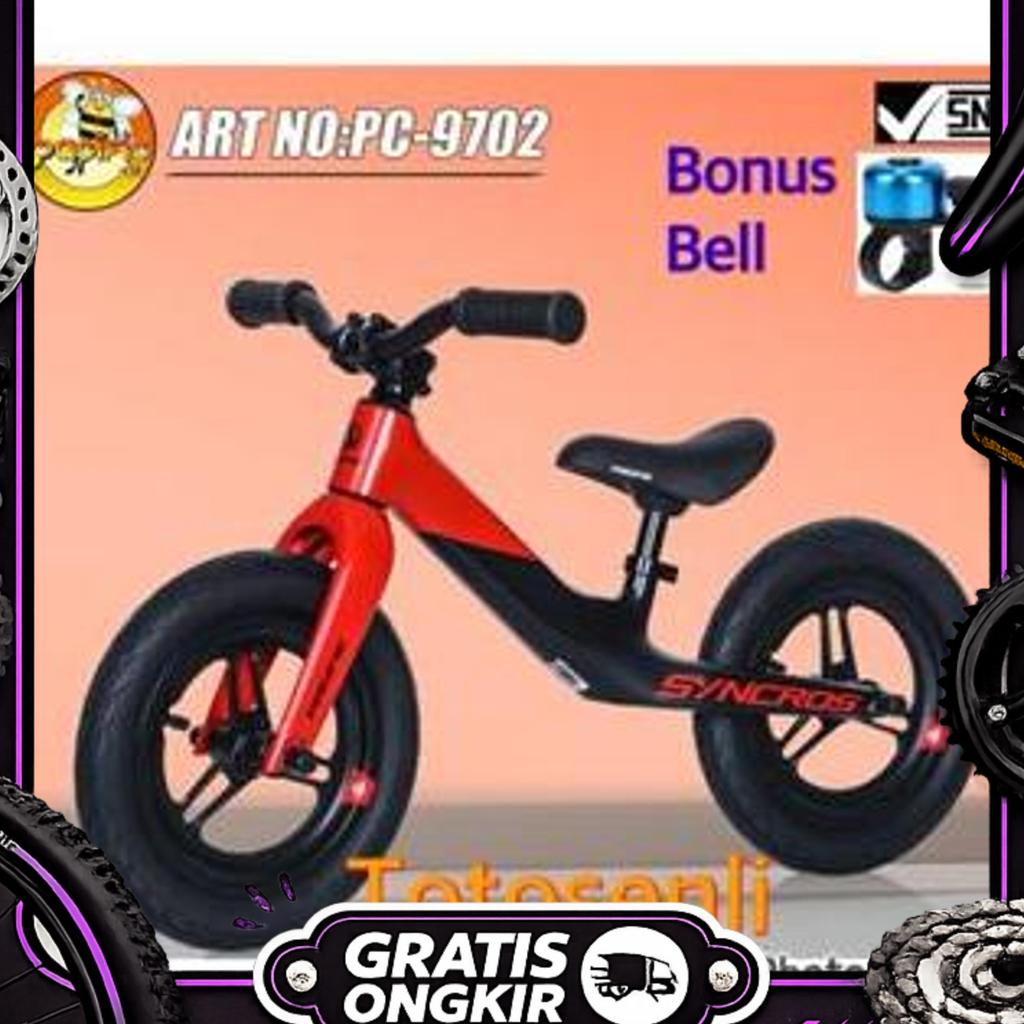 Pasific Junior Push Bike Mg Ban Pompa Frame Magnesium Pb-9702