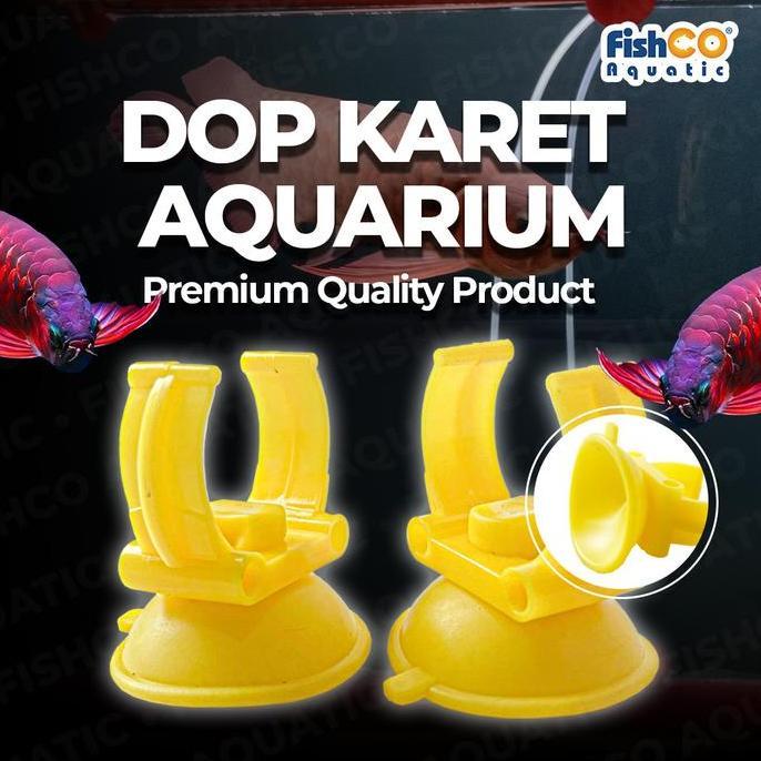 Fishco Dop Karet Lampu Aquarium Suction Cup Karet Heater