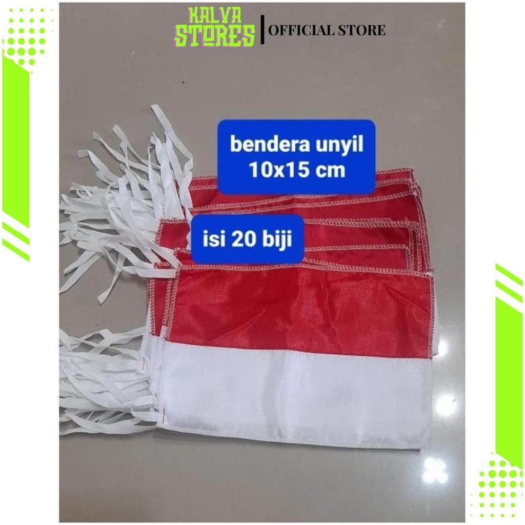 Bendera unyil /Bendera merah putih kecil / mini ukuran 10x15cm isi 20 pcs AF Cod